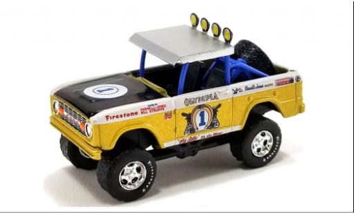 Modelauto Ford Bronco Baja Big Oly Tribute Edition 1970 1/64 Greenlight