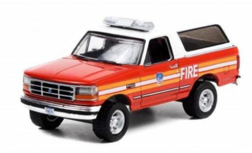 Modelauto Ford Bronco Wagon FDNY - City of New York Fire Department 1996 1/64 Greenlight