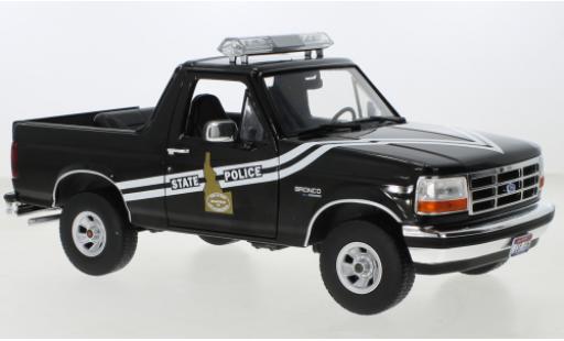 Modelauto Ford Bronco Police Idaho State Politie 1996 1/18 Greenlight