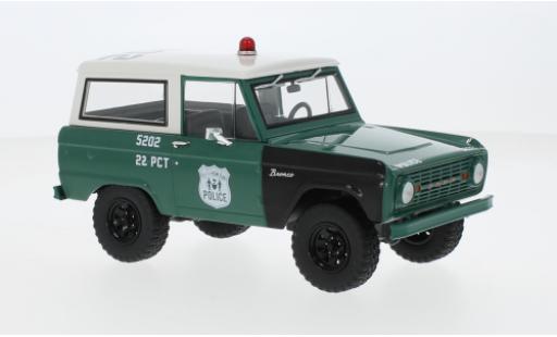Modelauto Ford Bronco Police NYPD - Nouveau York City Politie Departement 1967 1/24 Greenlight