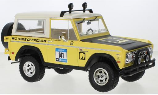 Modelauto Ford Bronco Wagon Toms Offroad Roaming Wolfes 1969 1/18 Greenlight