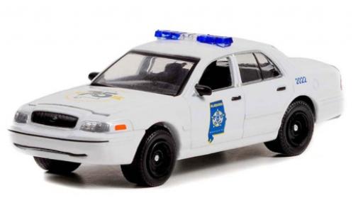 Modelauto Ford Crown Police Interceptor Victoria Politie Alabama State Fraternal Order Of Politie 2008 1/64 Greenlight