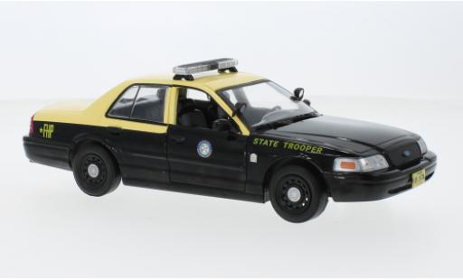 Modelauto Ford Crown Police Interceptor Victoria Politie Florida autoroute Patrol 2010 1/24 Greenlight