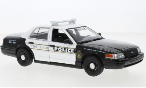 Modelauto Ford Crown Police Interceptor Victoria Terre Haute Politie Departement 2011 1/24 Greenlight