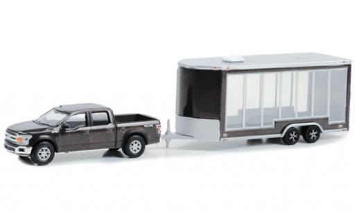 Modelauto Ford F-150 Pickup 50 Lariat 4x4 metallic grijs 1983 1/64 Greenlight
