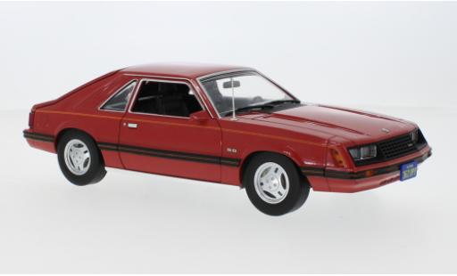 Modelauto Ford Mustang Ghia rood Charlies Angels 1979 1/18 Greenlight