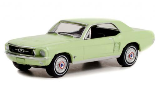 Modelauto Ford Mustang Hardtop la chaux 1967 1/64 Greenlight