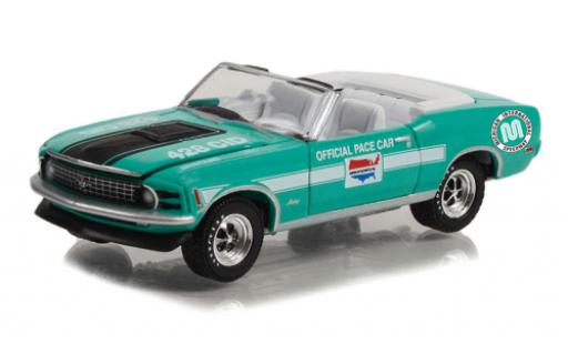 Modelauto Ford Mustang Mach 1 Cobra Jet Cabriolet Michigan International Speedway Pace Car 1970 1/64 Greenlight