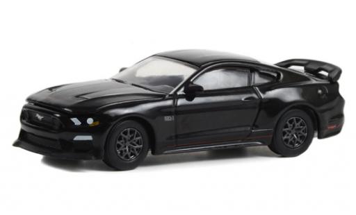 Modelauto Ford Mustang Mach 1 zwart 2022 1/64 Greenlight