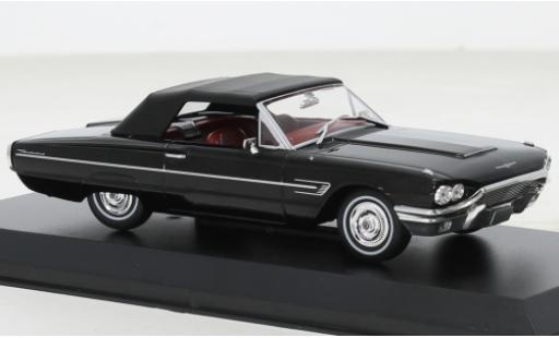 Modelauto Ford Thunderbird Flair Bird Cabriolet zwart 1966 1/43 Greenlight