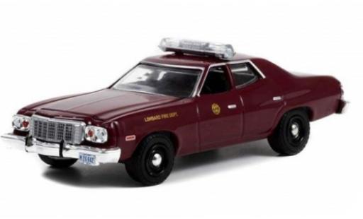Modelauto Ford Torino Berlina Lombard Fire Department 1976 1/64 Greenlight