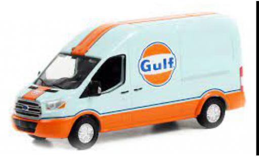 Modelauto Ford Transit Kastenwagen Gulf 2019 1/64 Greenlight