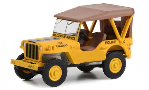Modelauto Jeep Willys Militaire MB U.S. Army - Military Politie 1949 1/64 Greenlight