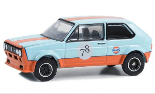 Modelauto Volkswagen Golf GTI I Gulf 1971 1/64 Greenlight