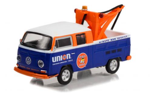 Modelauto Volkswagen T2 A cabine double Union 76 1969 1/64 Greenlight