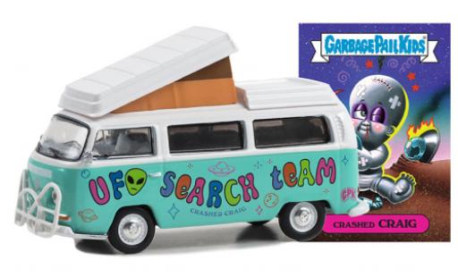 Modelauto Volkswagen T2 A Camper la chaux/wit 1968 1/64 Greenlight