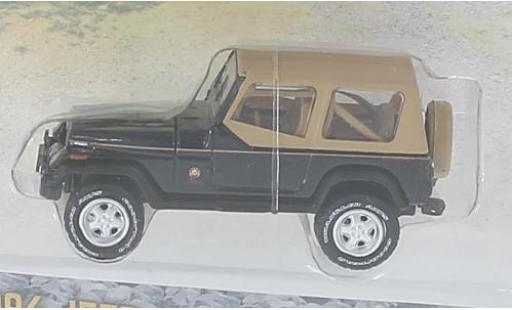 Modelauto Jeep Wrangler Sahara zwart/bruin 1994 1/64 Greenlight