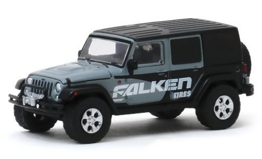 Modelauto Jeep Wrangler Limited Unlimited Falken Tires 2014 1/64 Greenlight