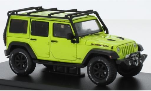Modelauto Jeep Wrangler Rubicon Unlimited groen 2016 1/43 Greenlight