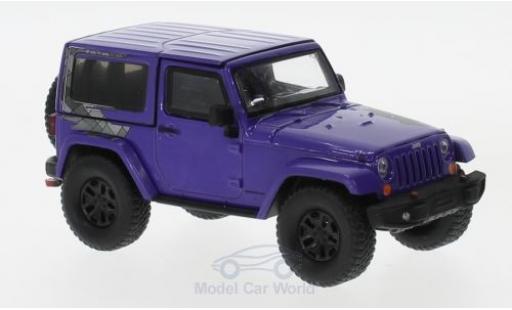 Modelauto Jeep Wrangler Base Winter Edition lila 2017 1/43 Greenlight