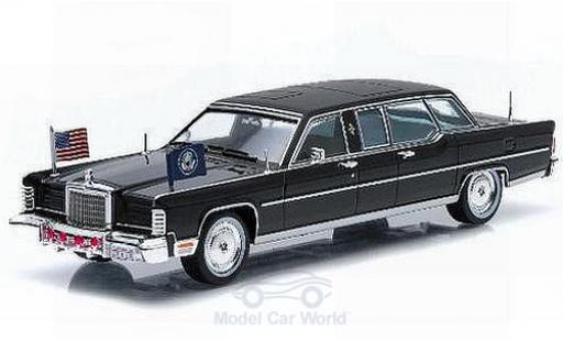 Modelauto Lincoln Continental Reagan Car zwart Ronald 1972 1/43 Greenlight