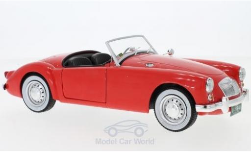 Modelauto MG A Base 1600 Roadster MKI rood Elvis Presley Film Blue Hawaii 1959 1/18 Greenlight