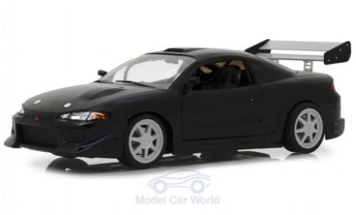 Modelauto Mitsubishi Eclipse Base zwart 1995 1/18 Greenlight