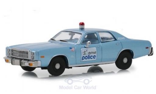 Modelauto Plymouth Fury Base Detroit Politie 1977 Beverly Hills Cop 1/43 Greenlight