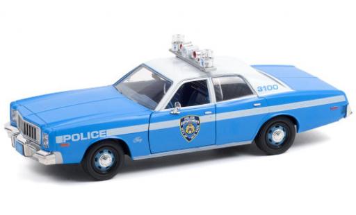 Modelauto Plymouth Fury Base New York Politie Department 1975 1/43 Greenlight