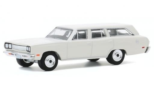 Modelauto Plymouth Satellite Station Wagon wit 1969 1/64 Greenlight