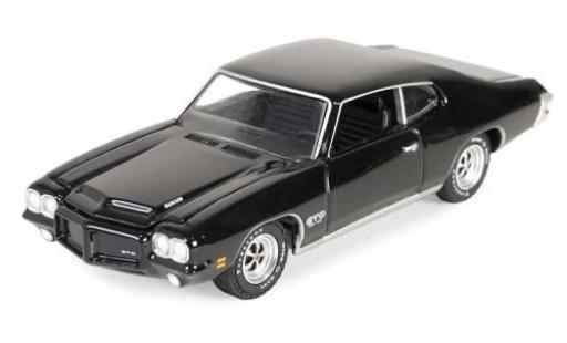 Modelauto Pontiac GTO 1971 zwart 1/64 Greenlight