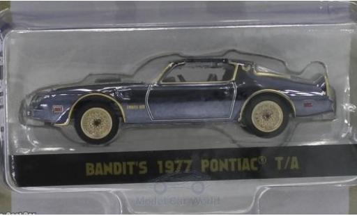 Modelauto Pontiac Trans Am 1977 zwart/chrom Smokey and the Bandit 1/64 Greenlight