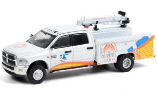 Modelauto RAM 3 Dually 500 Crane Truck Miami Tunnel - Transfield Services 2015 1/64 Greenlight