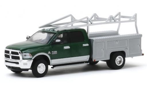 Modelauto RAM 3 Laramie 500 metallic groen/grijs 2018 avec Leitergestell 1/64 Greenlight