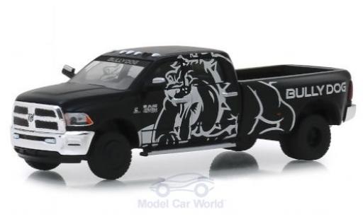 Modelauto RAM 3 Laramie 500 zwart/Dekor Bully Dog 2018 1/64 Greenlight