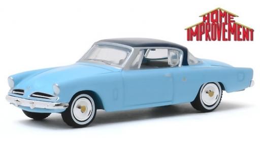 Modelauto Studebaker Commander Starliner blauw/blauw Home Improvement 1953 1/64 Greenlight