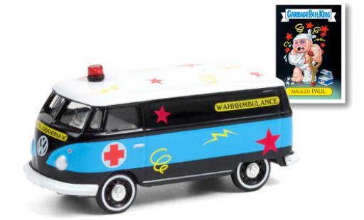 Modelauto Volkswagen T1 B Panel Van Wahhhmbulance 1965 1/64 Greenlight