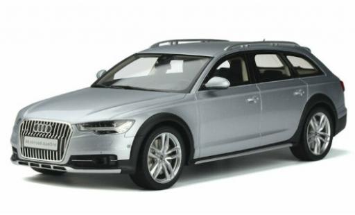 Modelauto Audi A6 allroad (C7) grijs 1/18 GT Spirit
