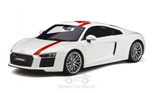 Modelauto Audi R8 v10 rws wit 2018 1/18 GT Spirit