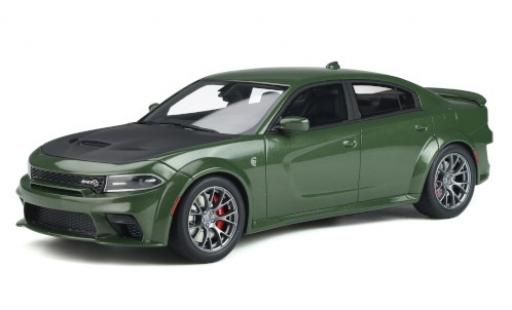 Modelauto Dodge Charger SRT Hellcat Widebody groen 2020 1/18 GT Spirit