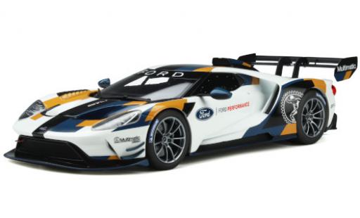 Modelauto Ford GT Berlinetta MK II Multimatic wit/Dekor 2020 1/18 GT Spirit