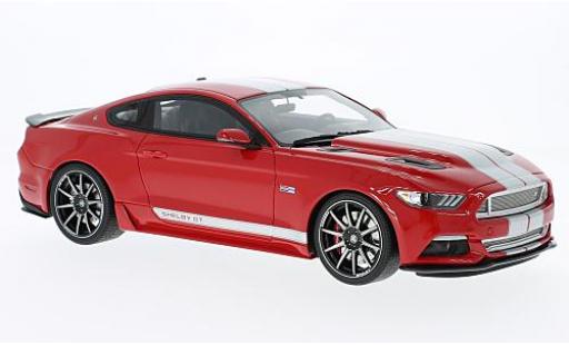 Modelauto Ford Mustang GT Shelby rood/grijs 1/18 GT Spirit