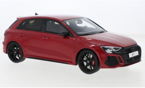 Modelauto Audi RS3 sportback rood 1/18 GT Spirit
