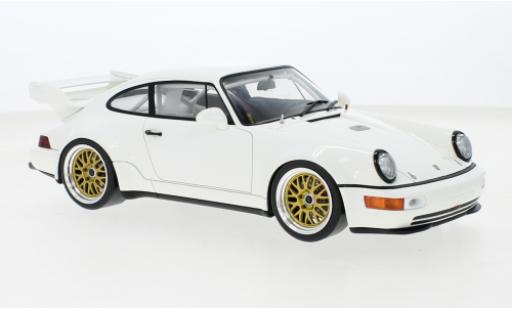 Modelauto Porsche 911 RSR (964) wit 1 1/18 GT Spirit