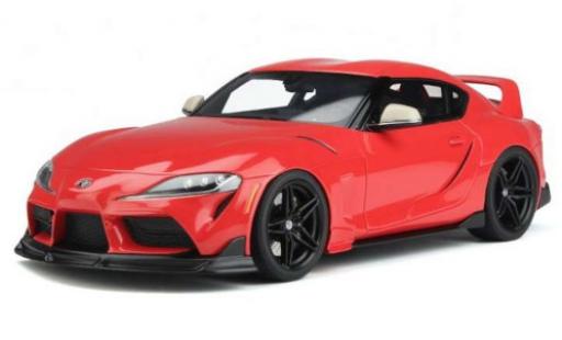 Modelauto Toyota Supra Base Heritage Ediiton rood 2019 1/18 GT Spirit