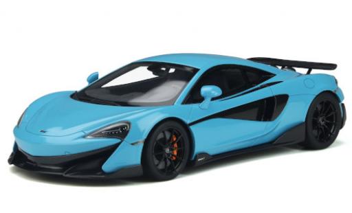 Modelauto McLaren 600 Base LT blauw 2018 1/18 GT Spirit