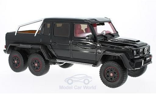 Modelauto Mercedes 700 G-Class 6x6 Brabus metallic zwart 1/18 GT Spirit