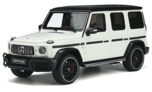 Modelauto Mercedes Classe G AMG G63 wit/zwart 2018 1/18 GT Spirit