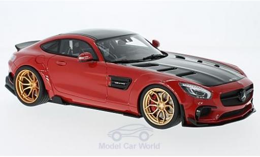 Modelauto Mercedes AMG GT Base Prior Design rood/zwart 1/18 GT Spirit