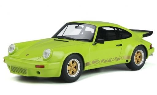 Modelauto Porsche 911 RS 3.0 groen/Dekor 1974 1/18 GT Spirit
